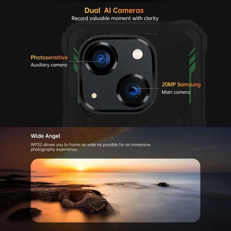 Oukitel WP32, IP68/IP69K, 5.93 inch Android 13 Unisoc Tiger T606 Octa-core, NFC, OTG, Network: 4G, 4GB+128GB Oukitel WP32, IP68/IP69K, 5.93 inch Android 13 Unisoc Tiger T606 Octa-core, NFC, OTG, Network: 4G, 4GB+128GB